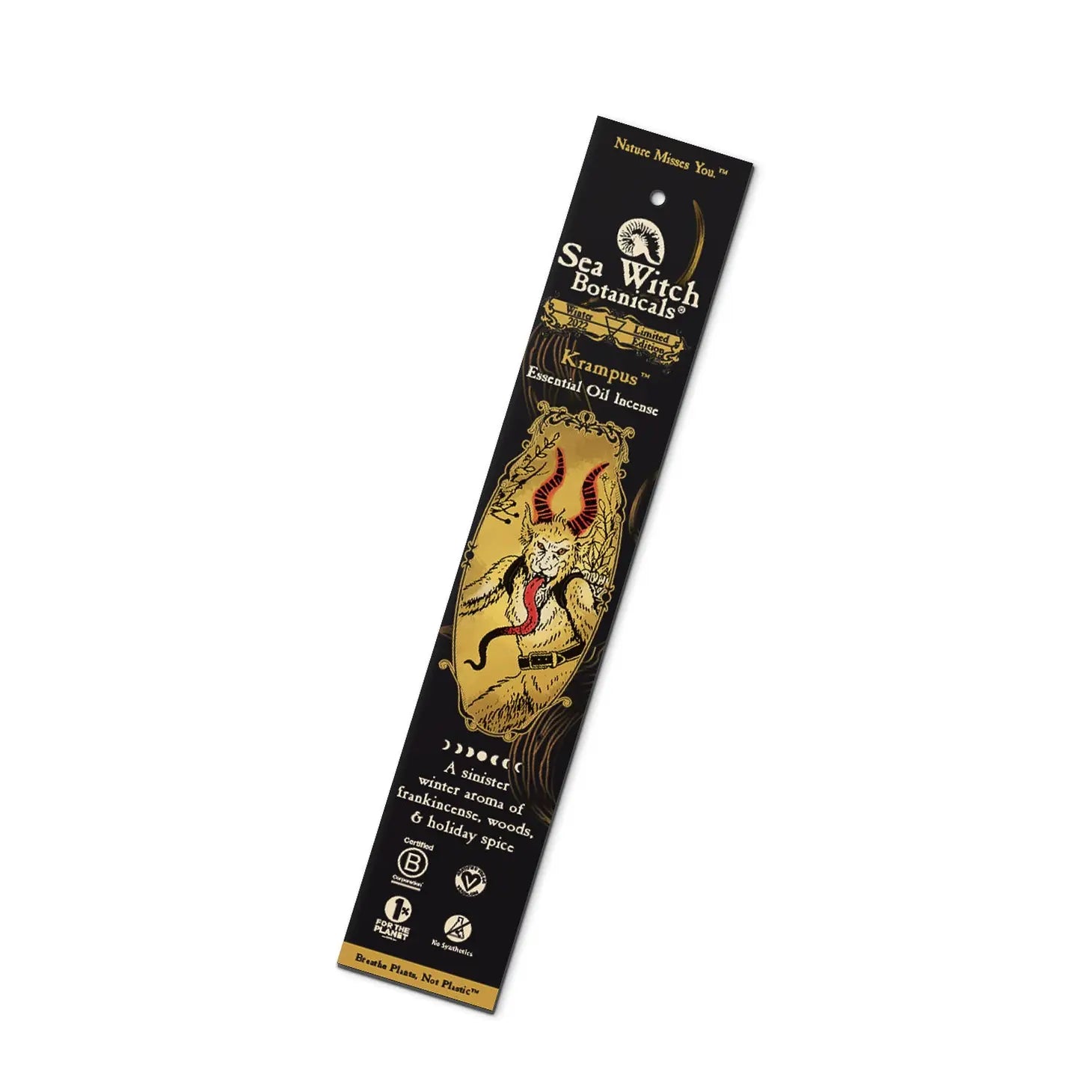 Krampus Essential Oil Incense from Sea Witch Botanicals