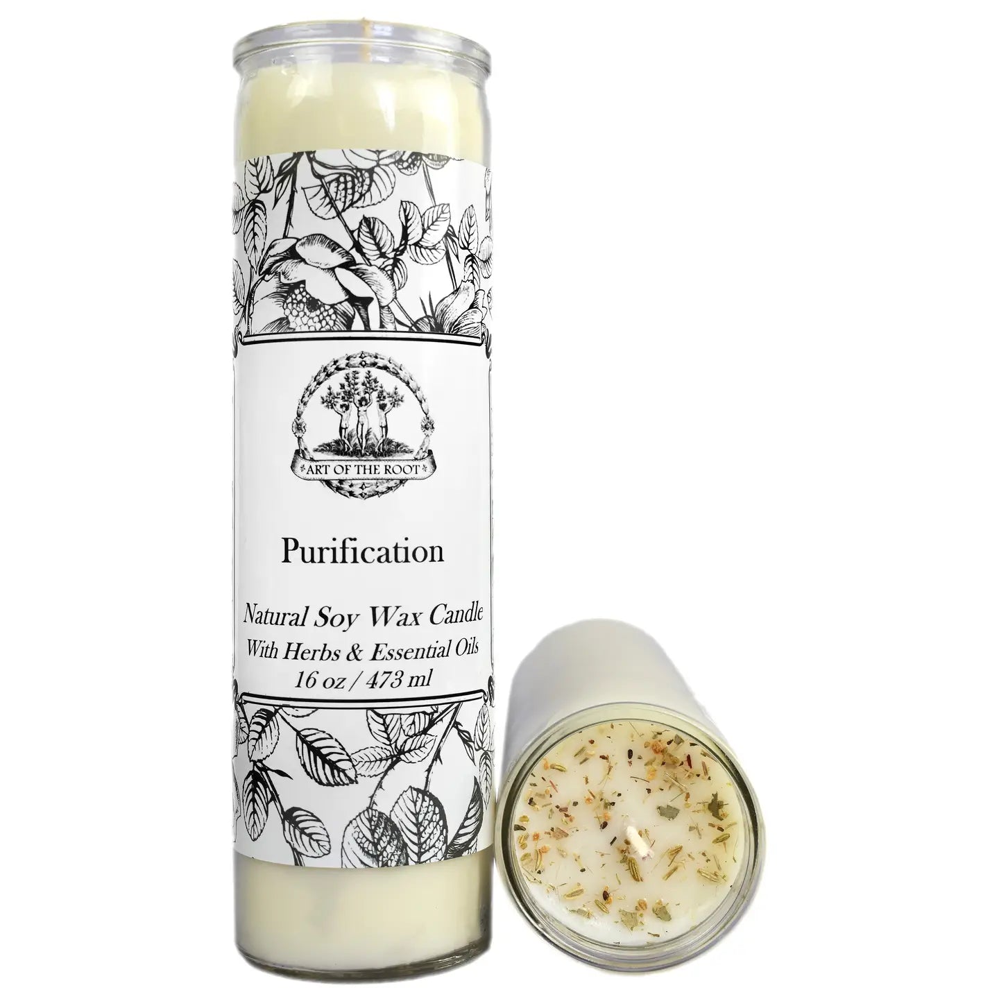 Art of the Root Purification Pillar Candle