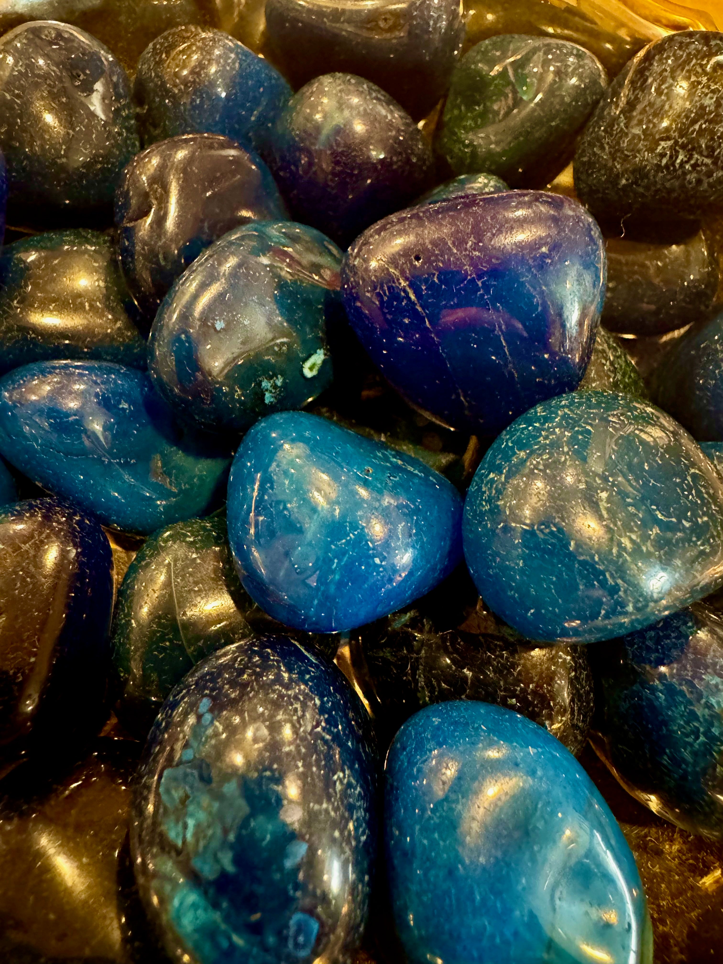 Blue Onyx Tumbles