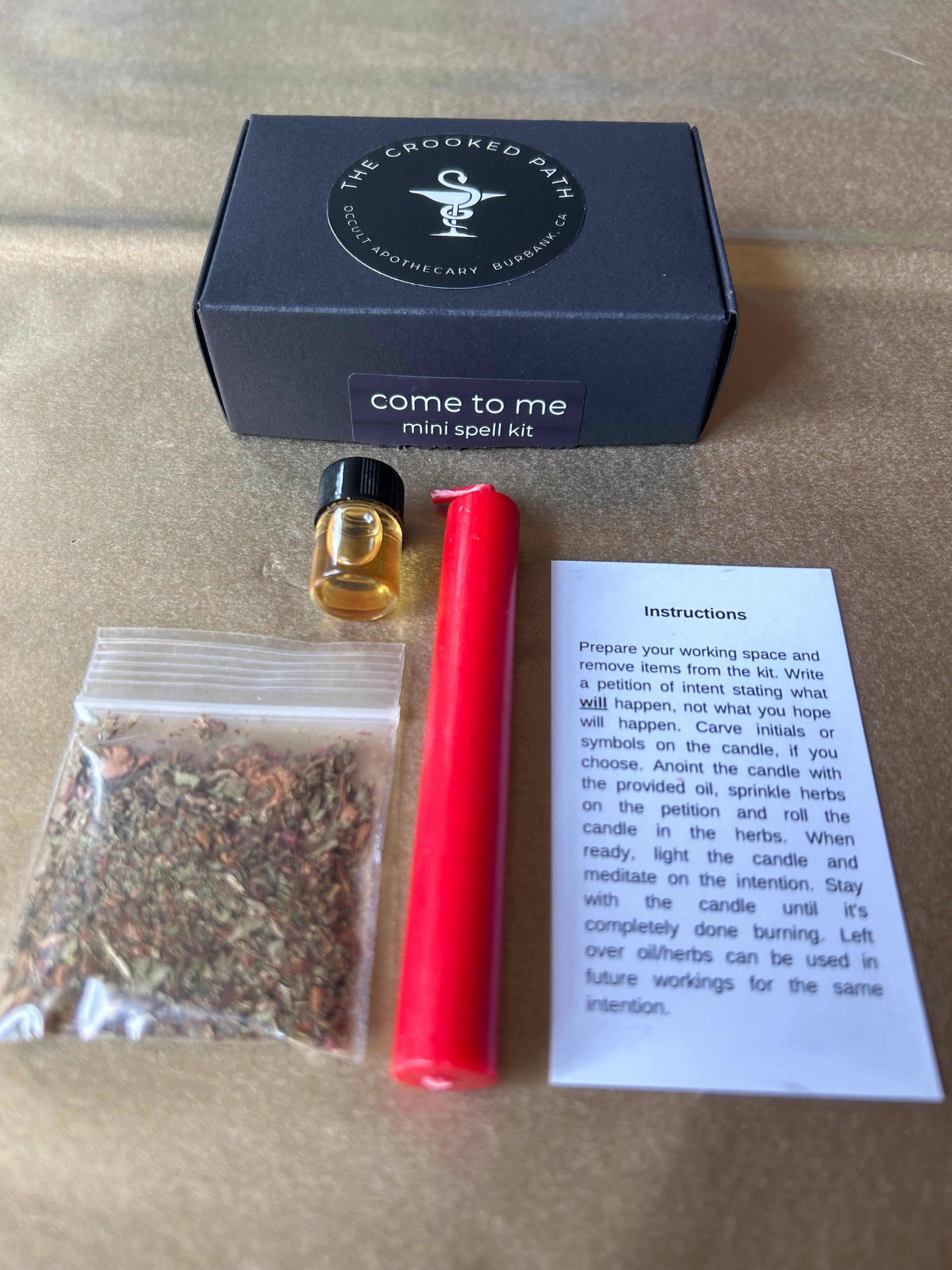 Come to Me Spell Kit