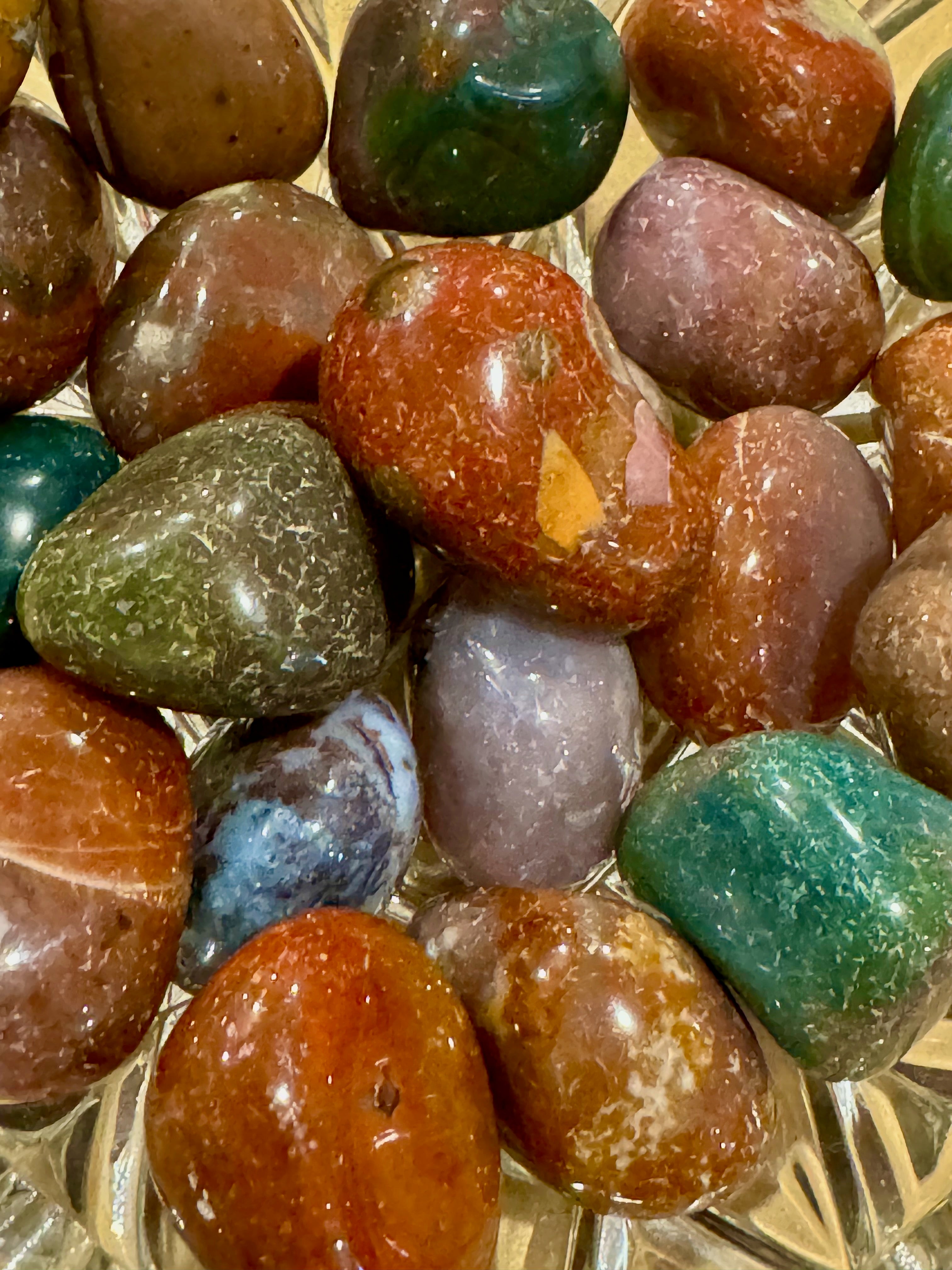 Fancy Jasper Crystal Tumbles