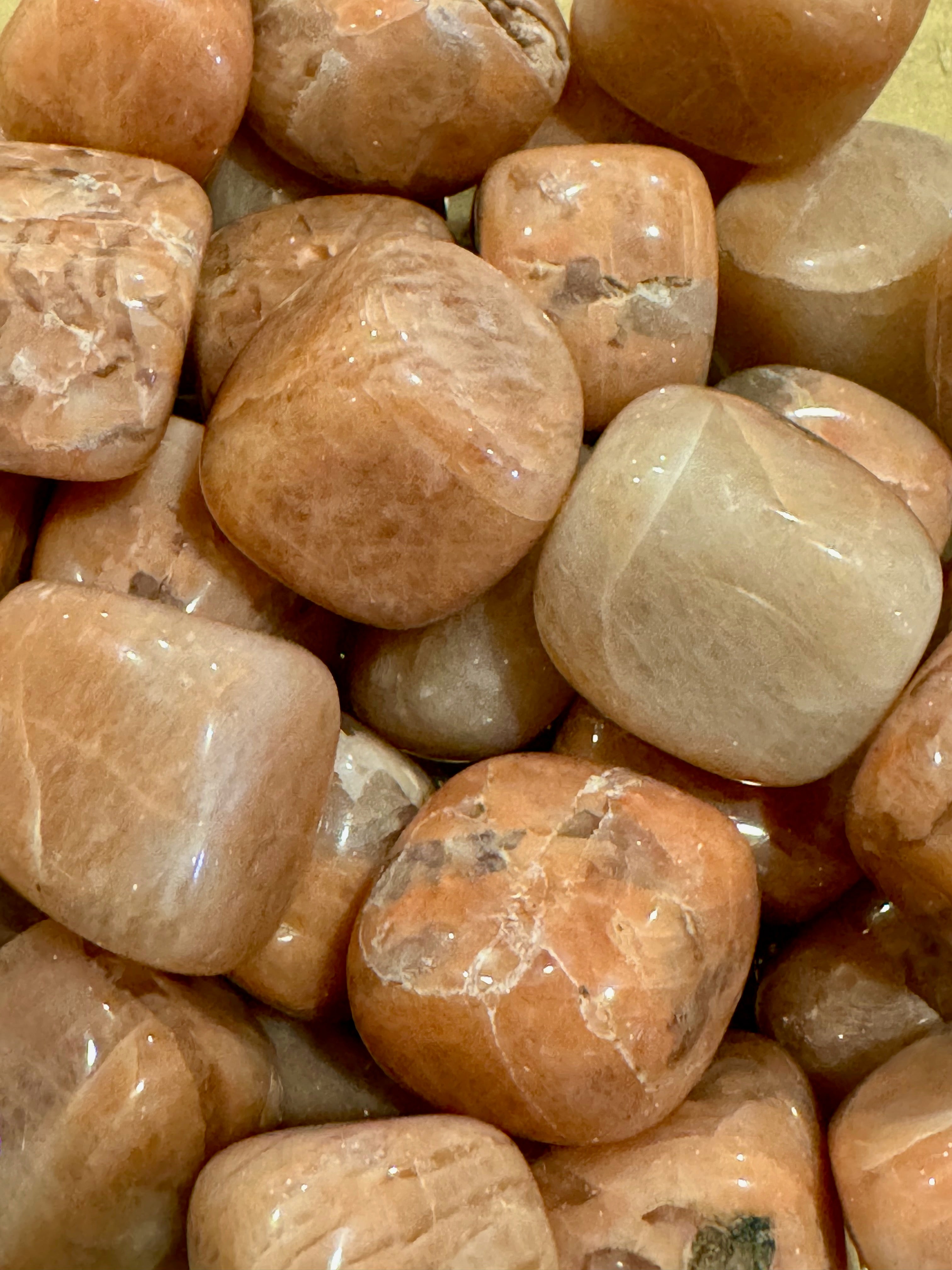 Moonstone Crystal Tumbles