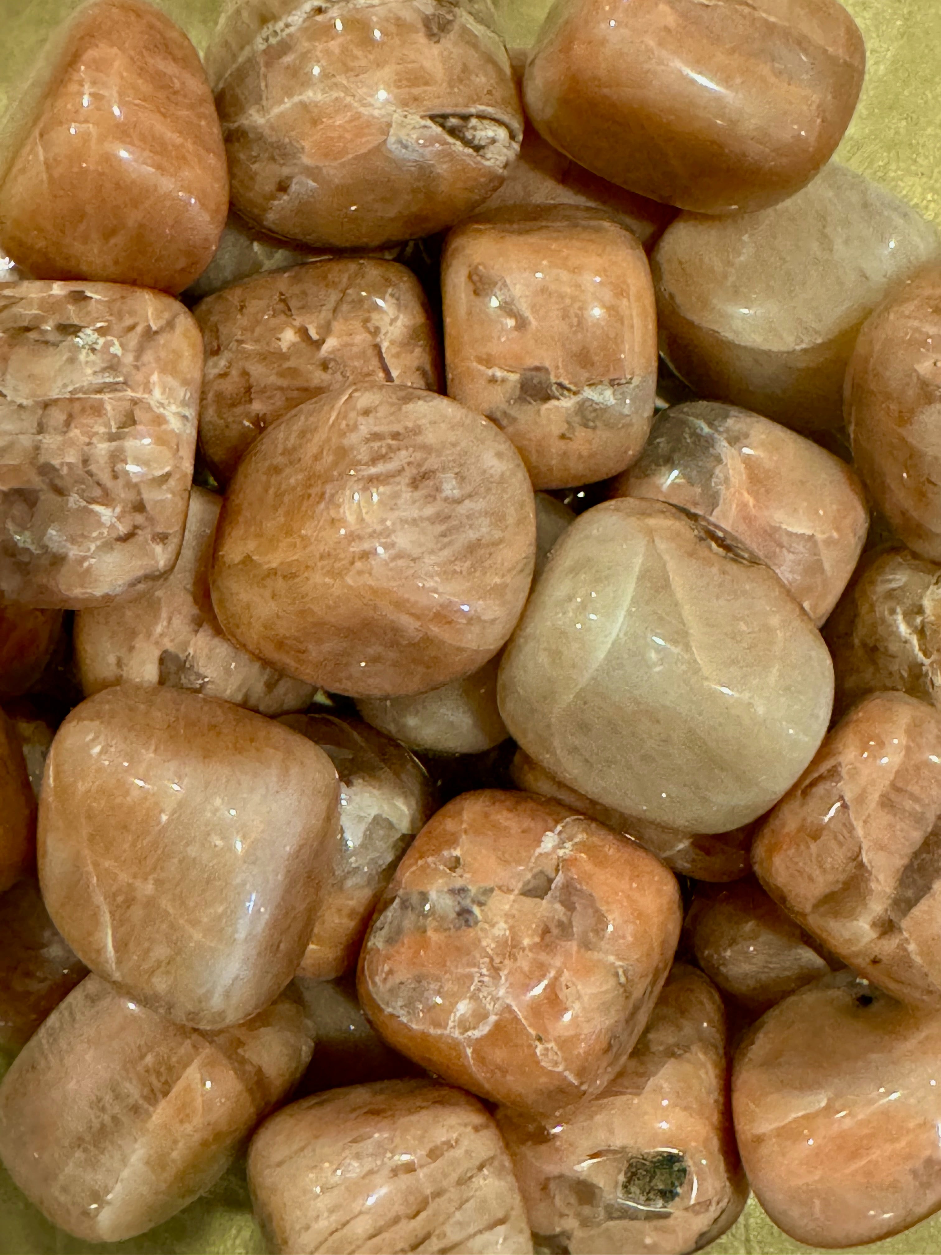 Moonstone Crystal Tumbles