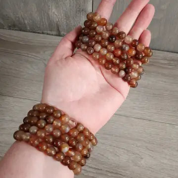 Kama Loka Large Brown Agate Bracelet