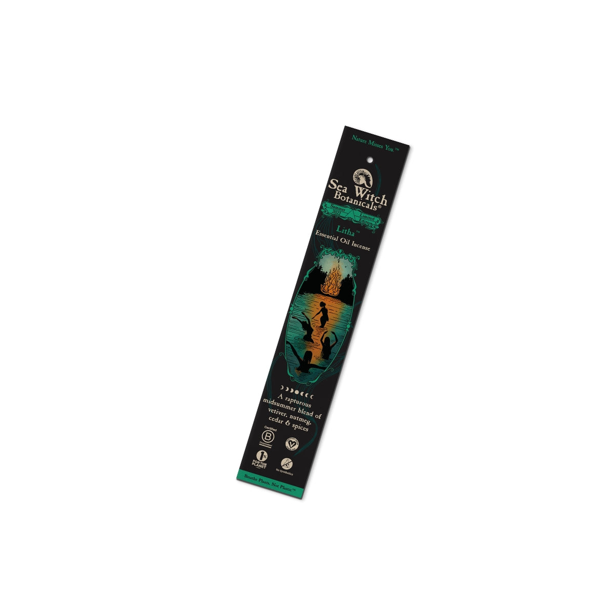 Litha Essential Oil Incense from Sea Witch Botanicals