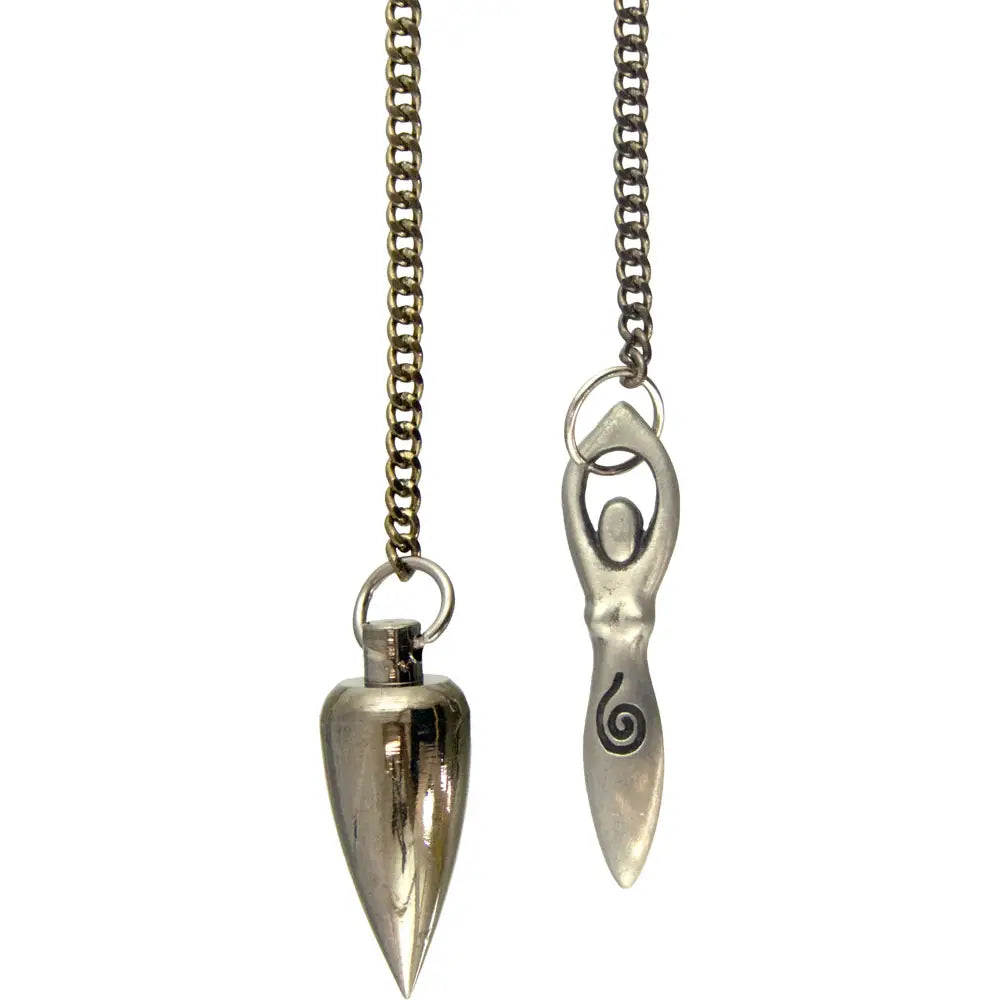 Kama Loka Nickle Plated Goddess Pendulum