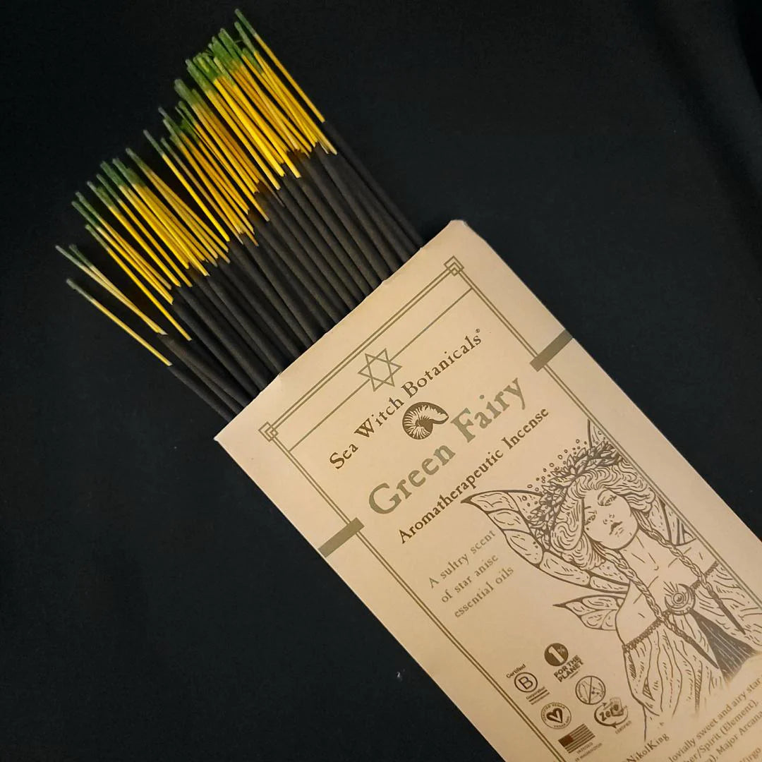 Green Fairy Essential Oil Incense from Sea Witch Botanicals