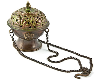Om Imports Tibetan Hanging Incense Holder