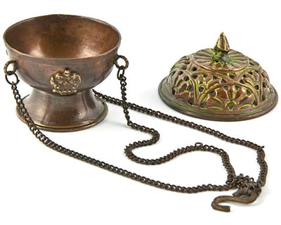 Om Imports Tibetan Hanging Incense Holder