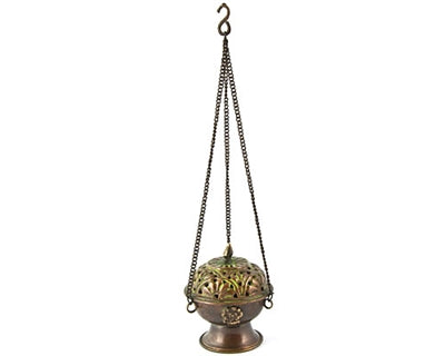 Om Imports Tibetan Hanging Incense Holder