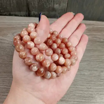 Kama Loka Peach Moonstone Bracelet