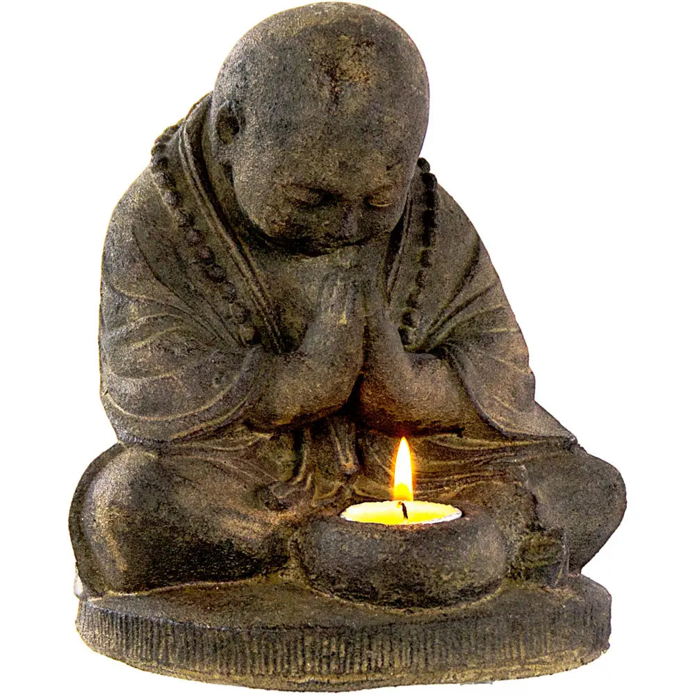Kheops Praying Monk Tea Light Holder