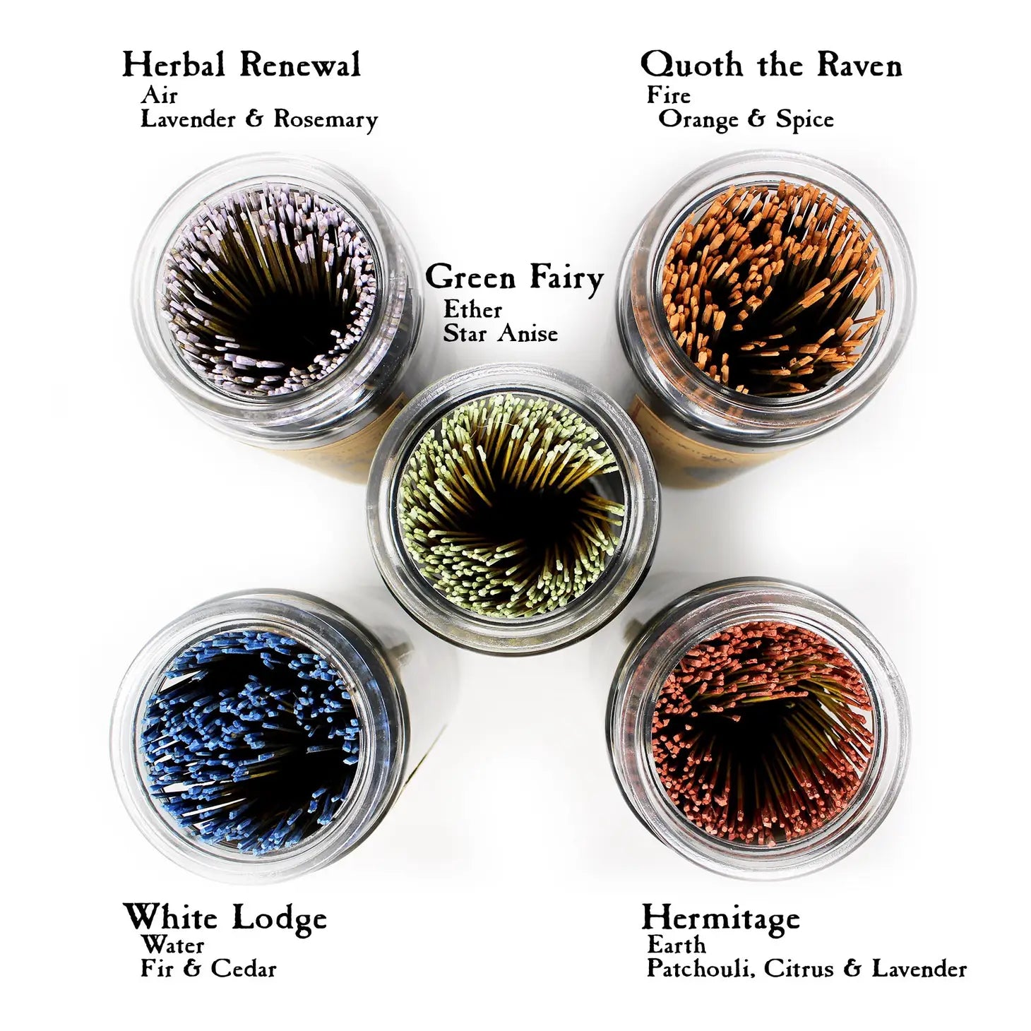 Herbal Renewal Essential Oil Incense from Sea Witch Botanicals