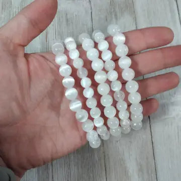 Kama Loka Large Selenite Bracelet