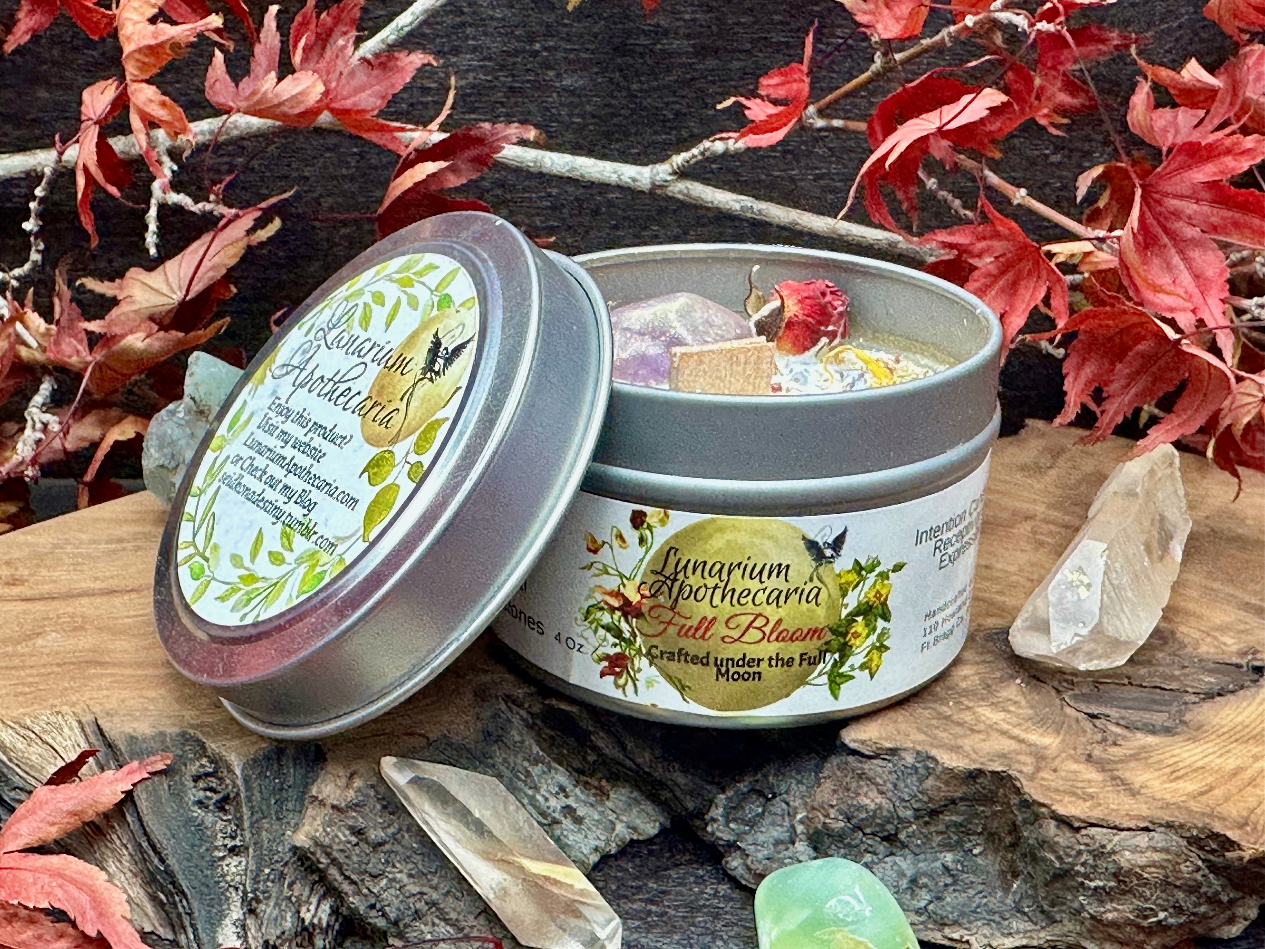 Full Bloom Intention Candle