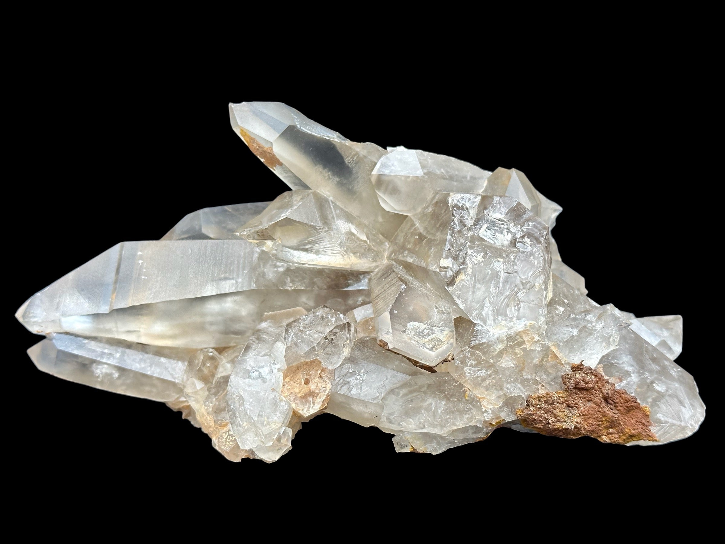 Smoky Lemurian Quartz Cluster