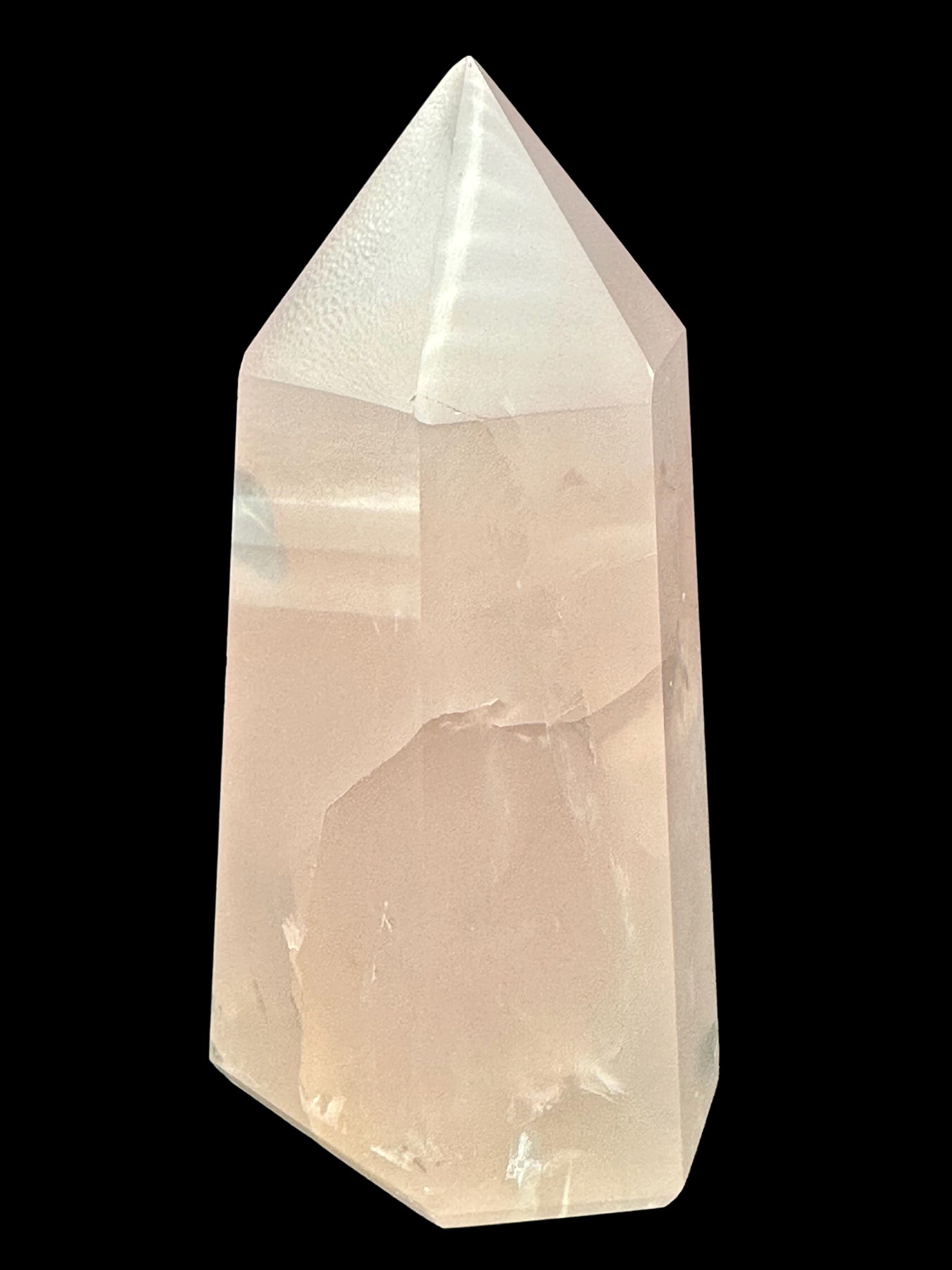 Rose Quartz Crystal Tower