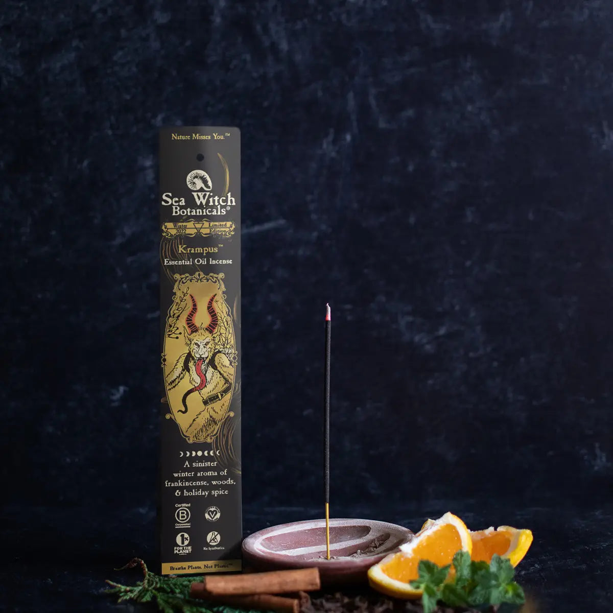 Krampus Essential Oil Incense from Sea Witch Botanicals