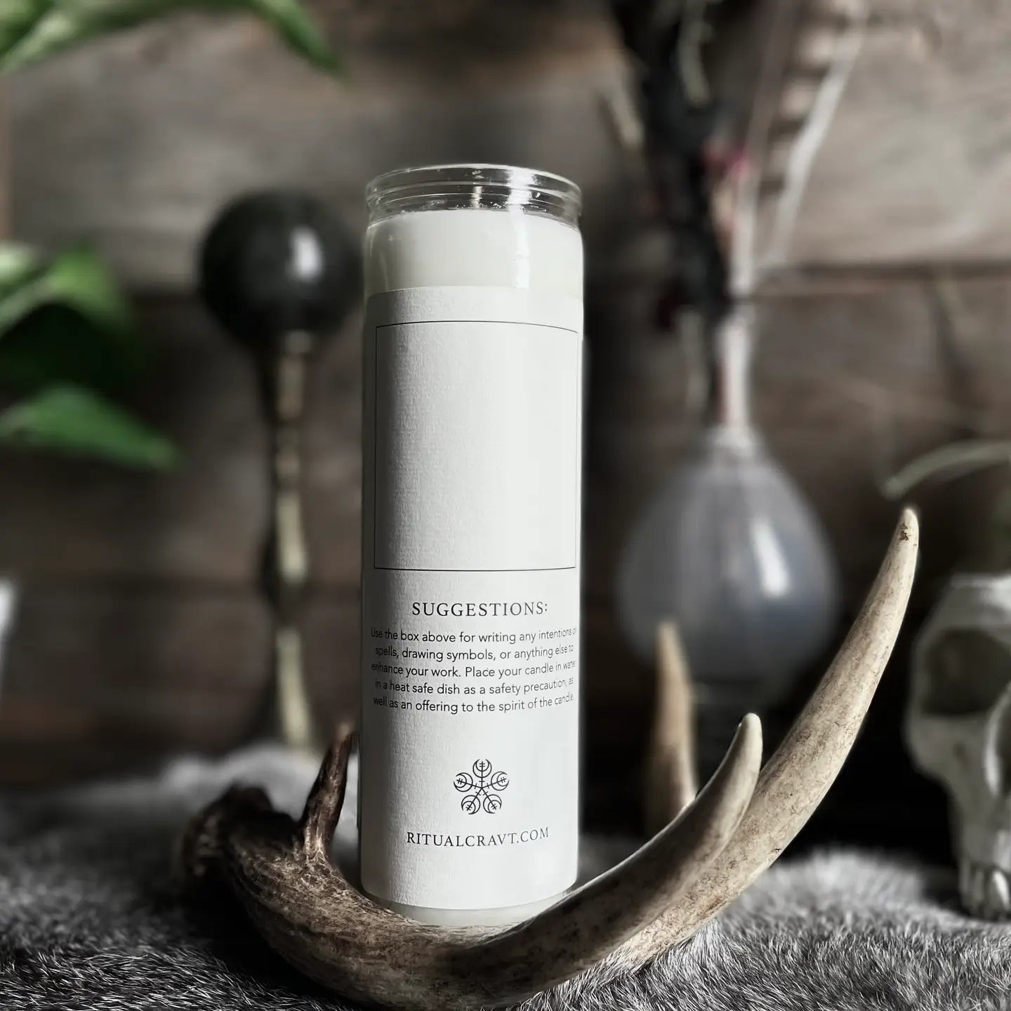 Ritual Craft Dressed Protection Pillar Candle 