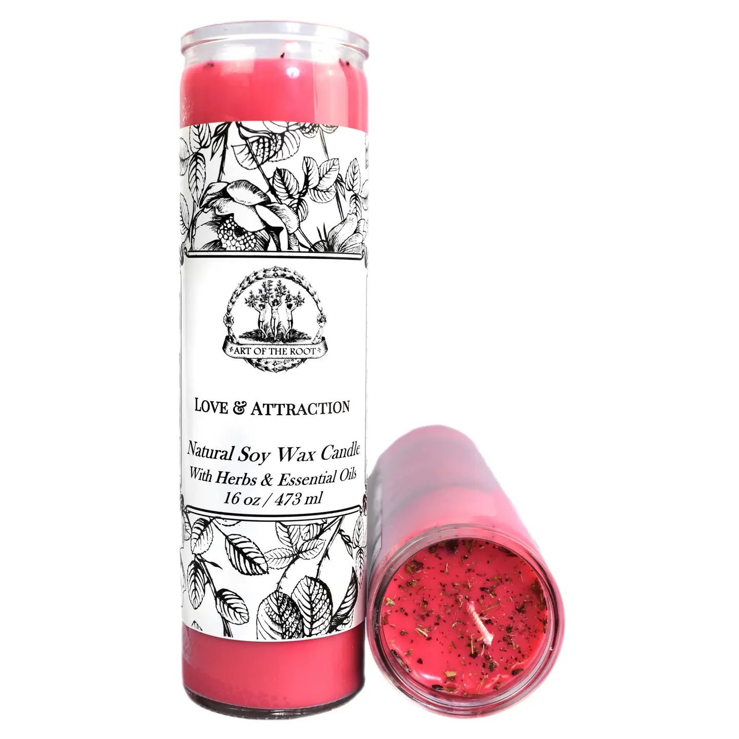 Art of the Root Love & Attraction Pillar Candle 