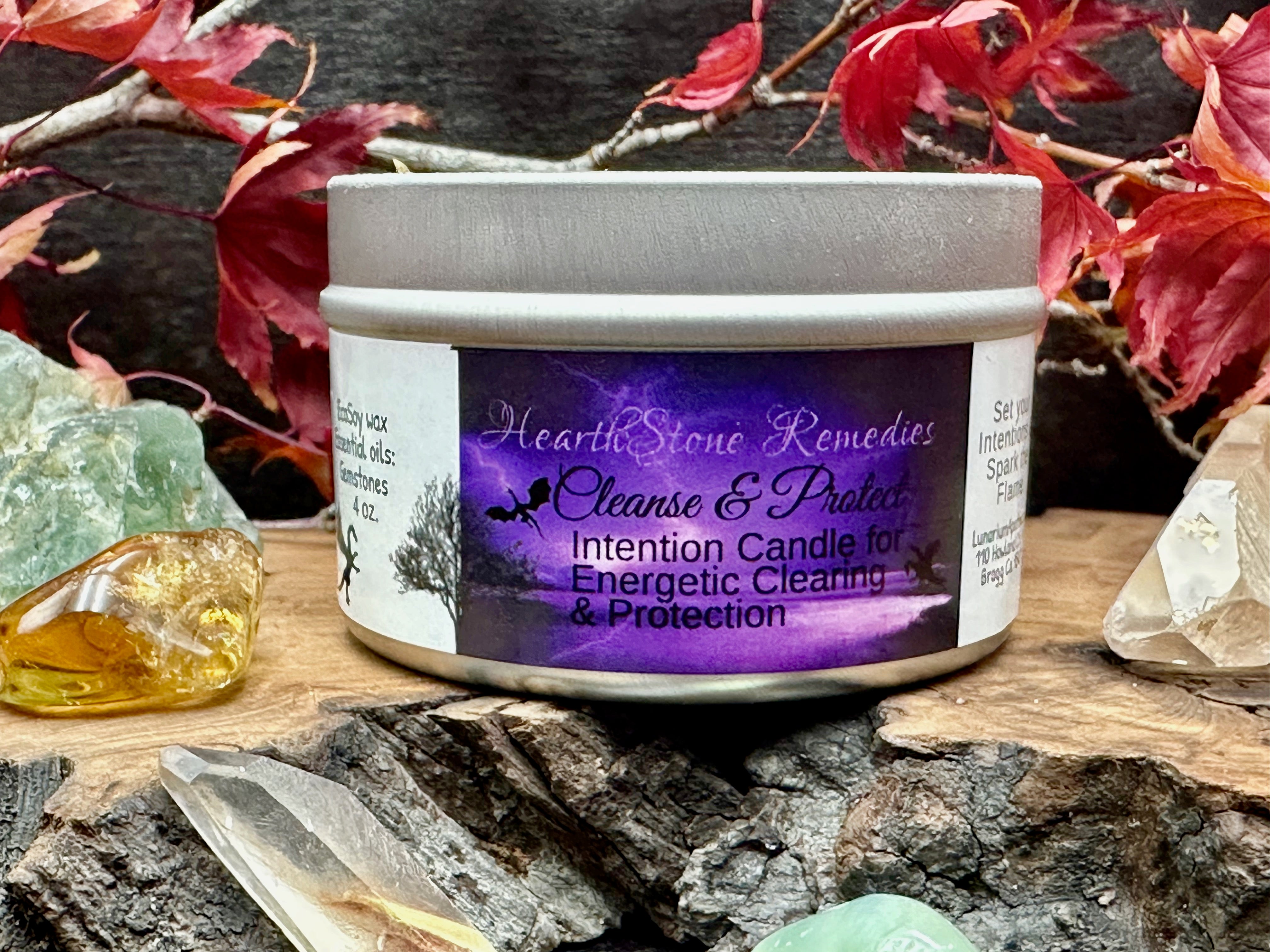 Cleanse & Protect Intention Candle