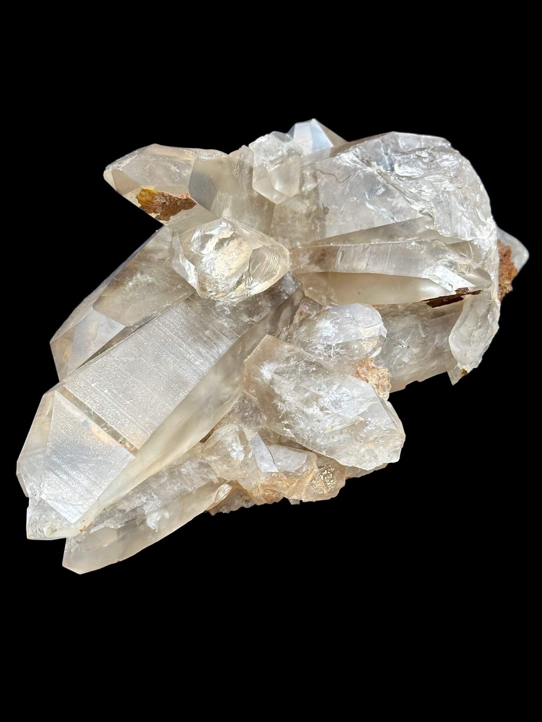 Smoky Lemurian Quartz Cluster